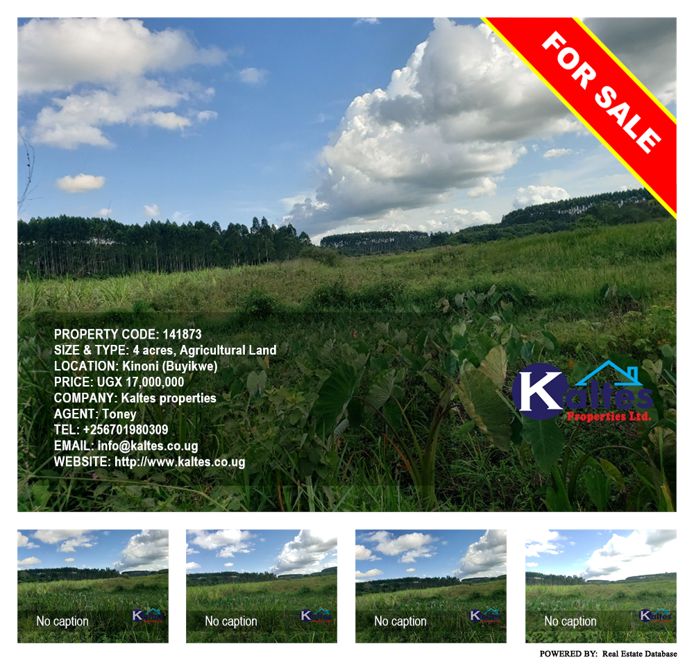 Agricultural Land  for sale in Kinoni Buyikwe Uganda, code: 141873