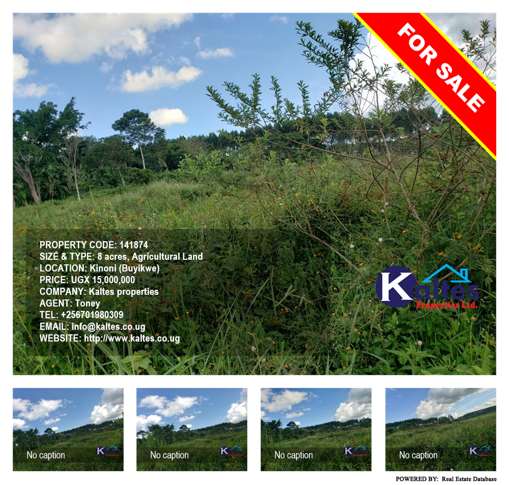 Agricultural Land  for sale in Kinoni Buyikwe Uganda, code: 141874