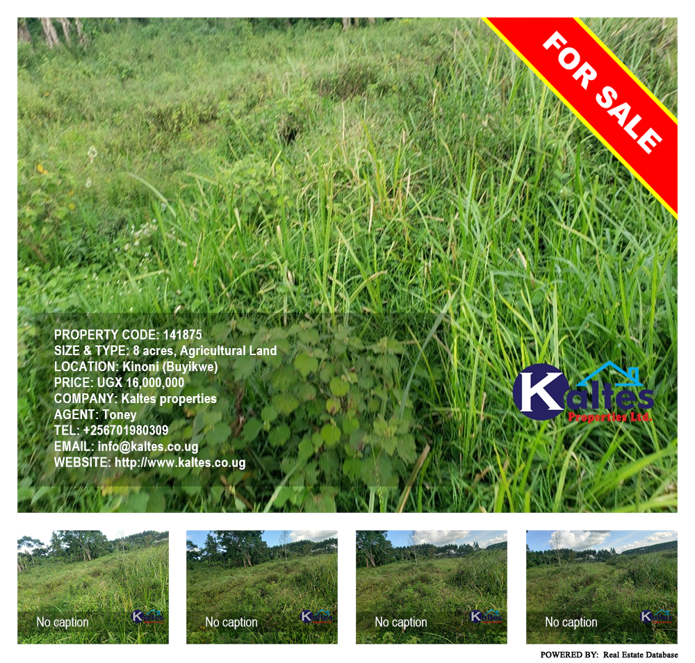 Agricultural Land  for sale in Kinoni Buyikwe Uganda, code: 141875