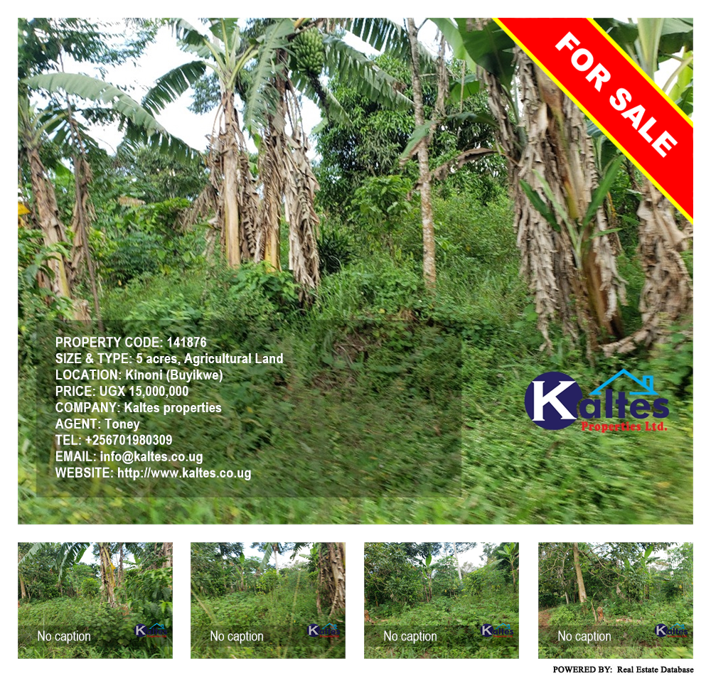 Agricultural Land  for sale in Kinoni Buyikwe Uganda, code: 141876