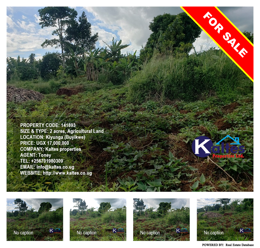 Agricultural Land  for sale in Kiyunga Buyikwe Uganda, code: 141893
