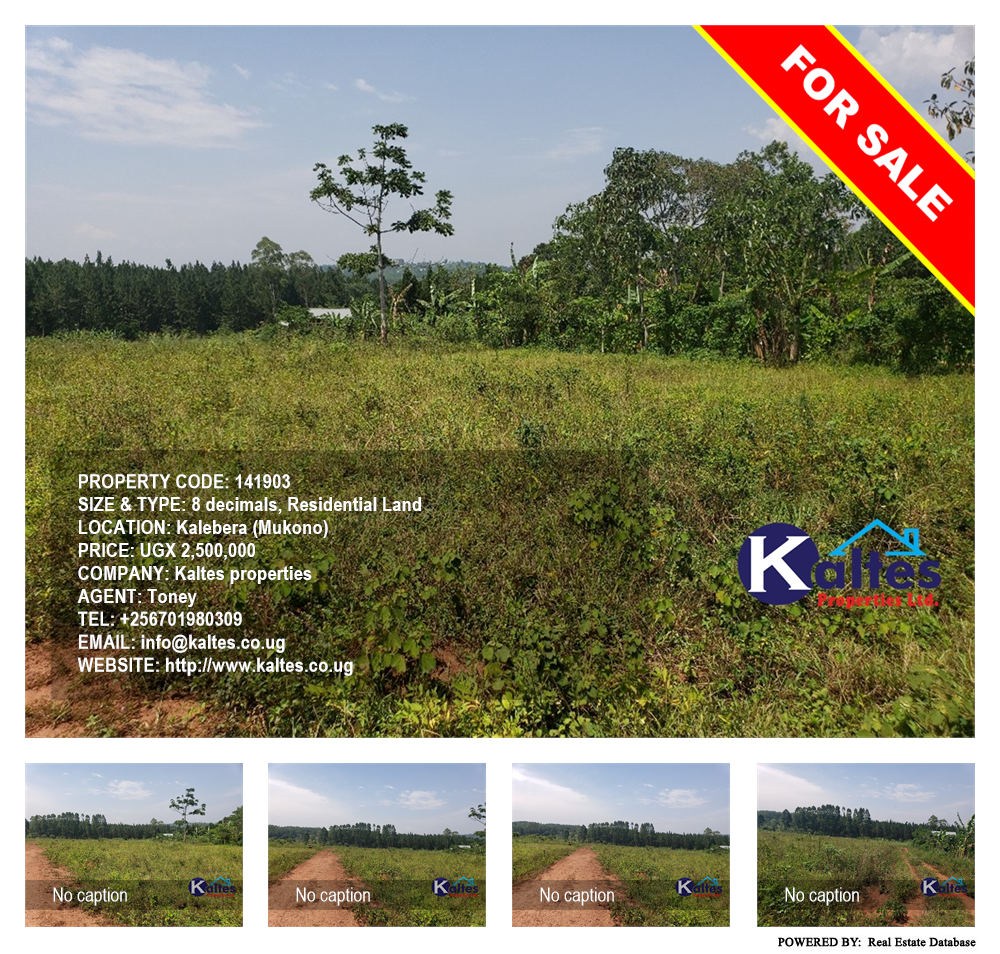 Residential Land  for sale in Kalebera Mukono Uganda, code: 141903