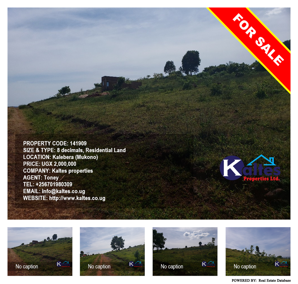 Residential Land  for sale in Kalebera Mukono Uganda, code: 141909