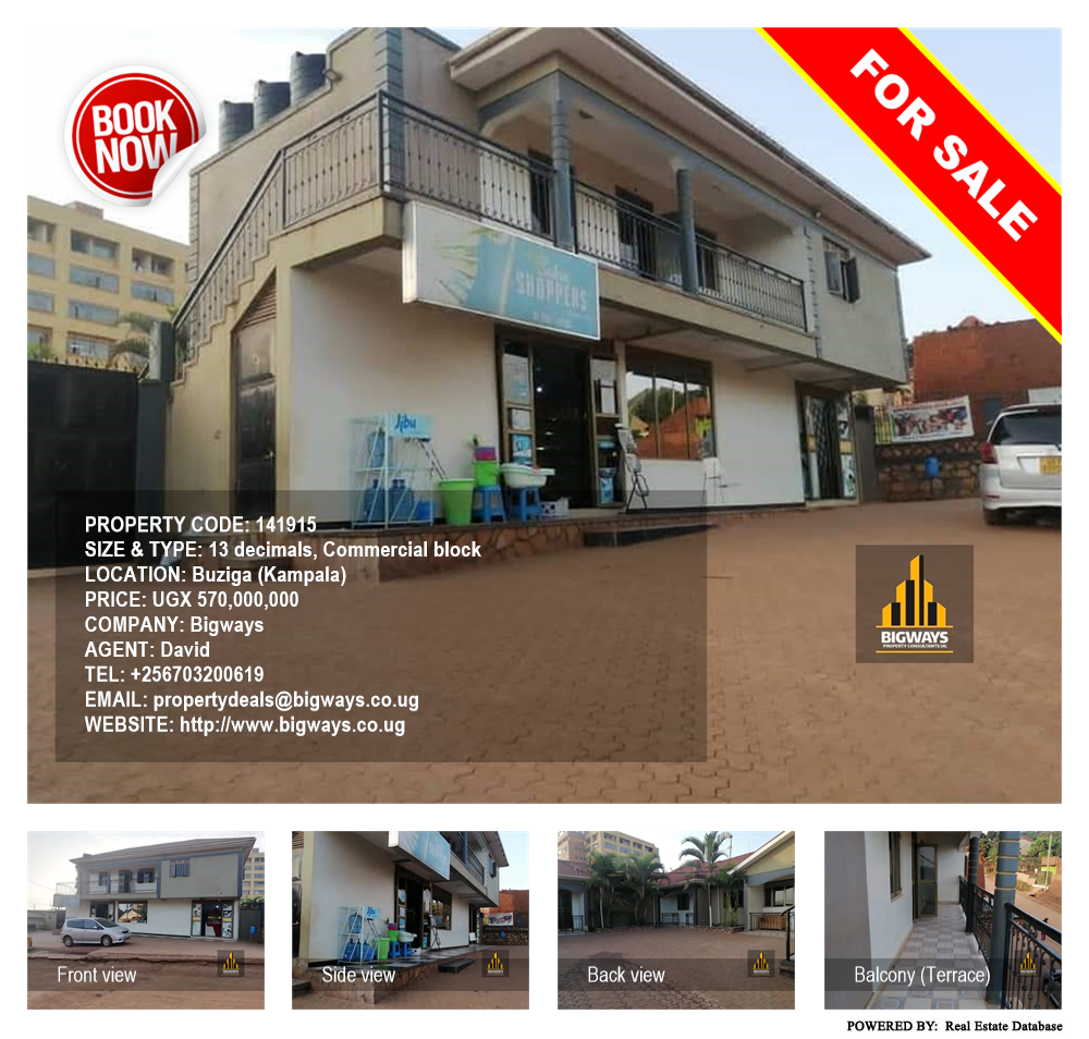 Commercial block  for sale in Buziga Kampala Uganda, code: 141915