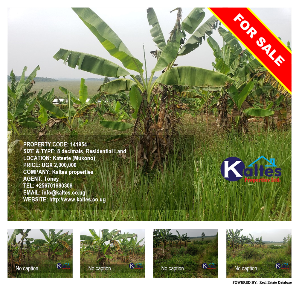 Residential Land  for sale in Kateete Mukono Uganda, code: 141954