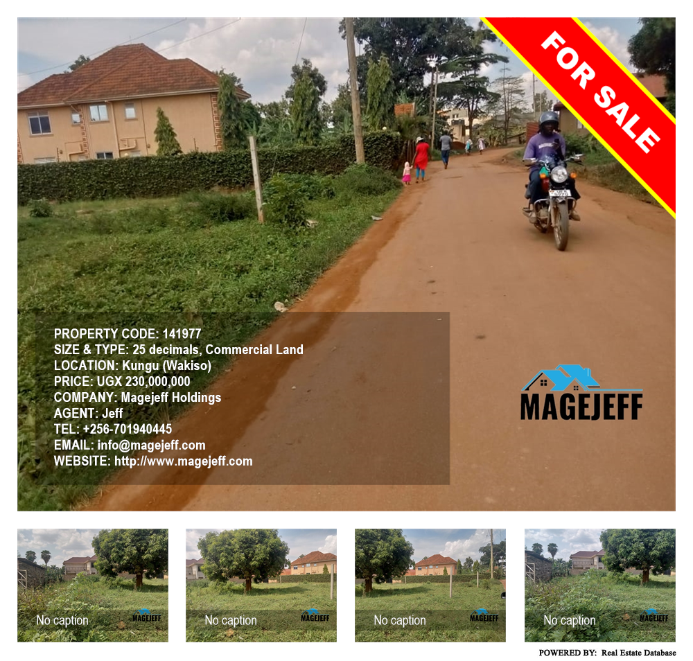 Commercial Land  for sale in Kungu Wakiso Uganda, code: 141977
