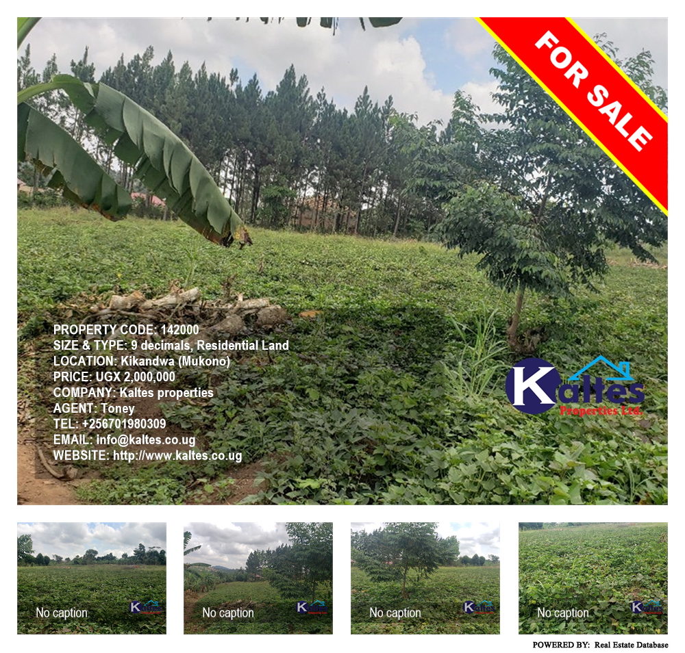 Residential Land  for sale in Kikandwa Mukono Uganda, code: 142000