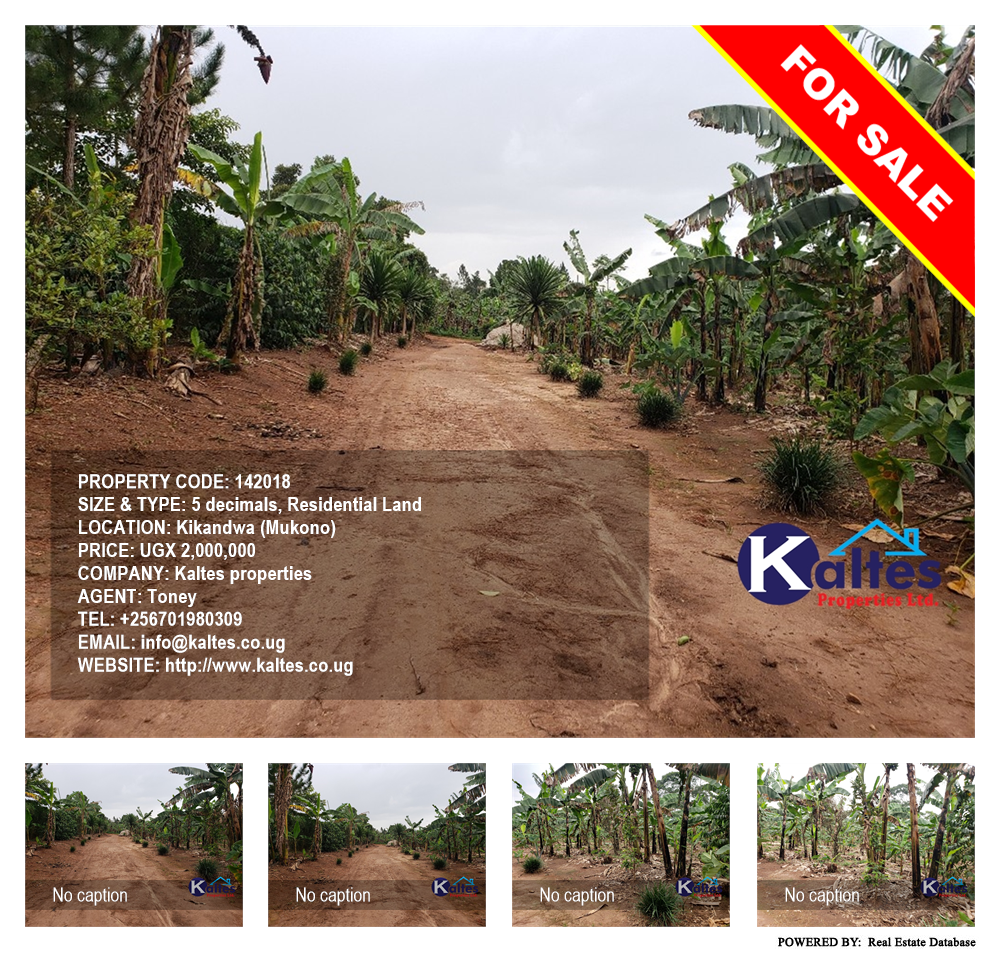 Residential Land  for sale in Kikandwa Mukono Uganda, code: 142018