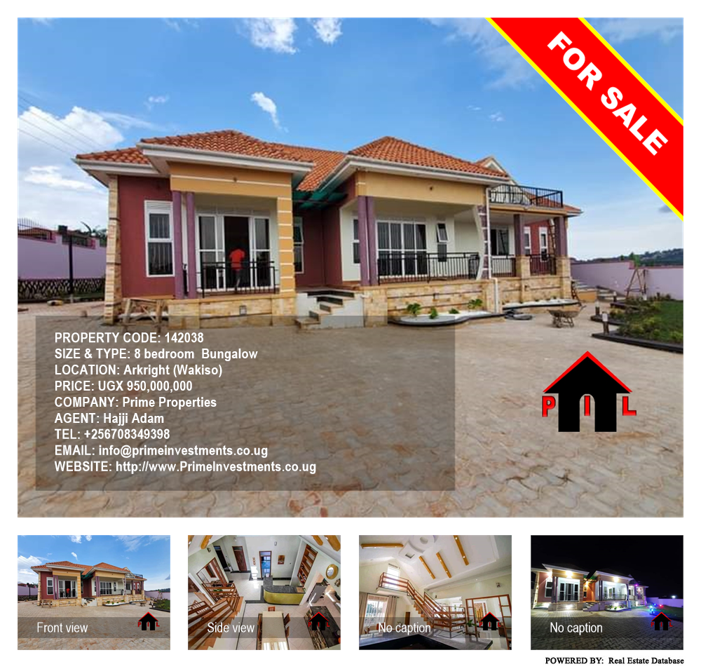 8 bedroom Bungalow  for sale in Akright Wakiso Uganda, code: 142038