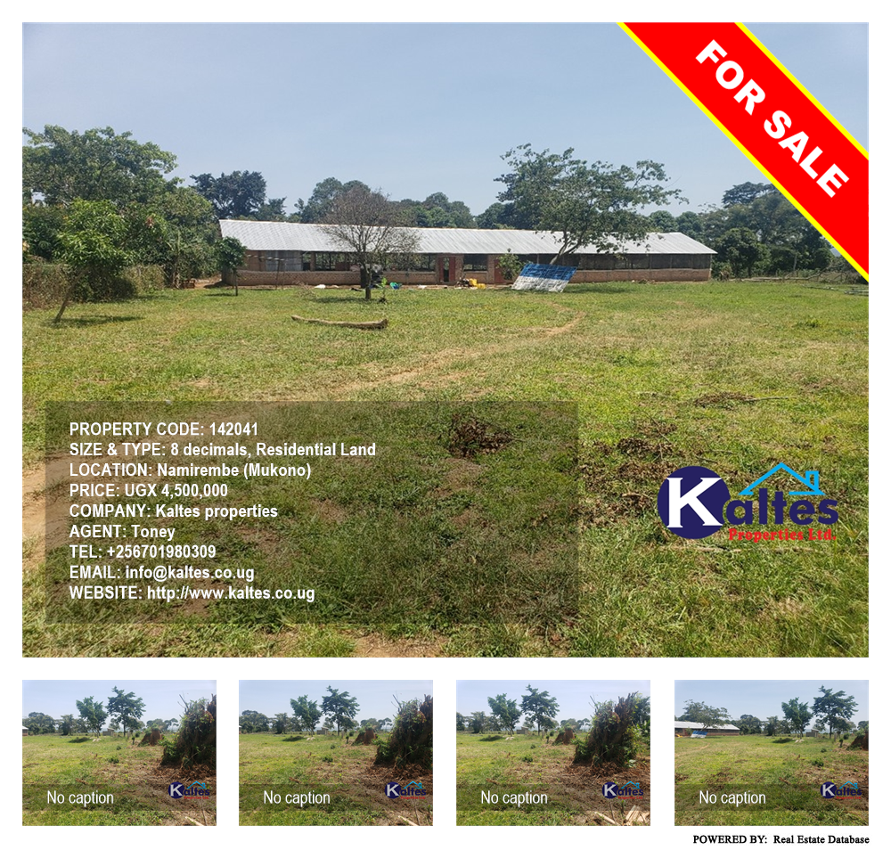 Residential Land  for sale in Namirembe Mukono Uganda, code: 142041