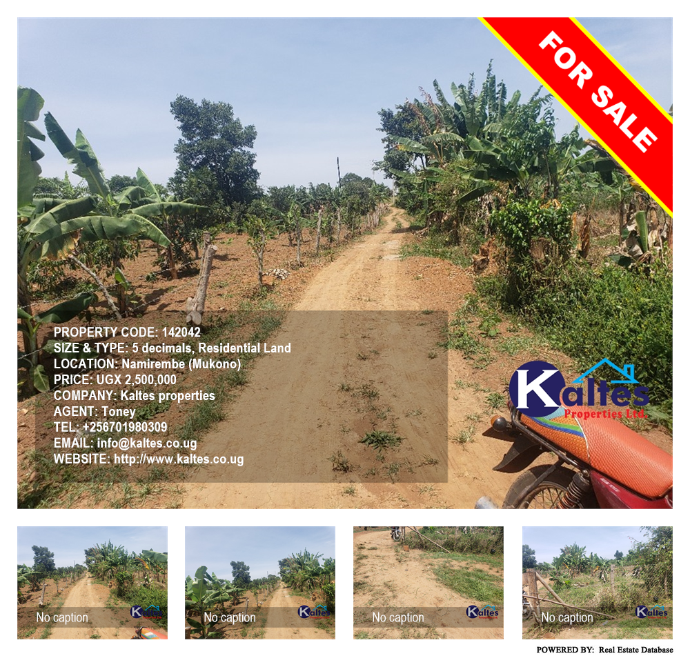 Residential Land  for sale in Namirembe Mukono Uganda, code: 142042