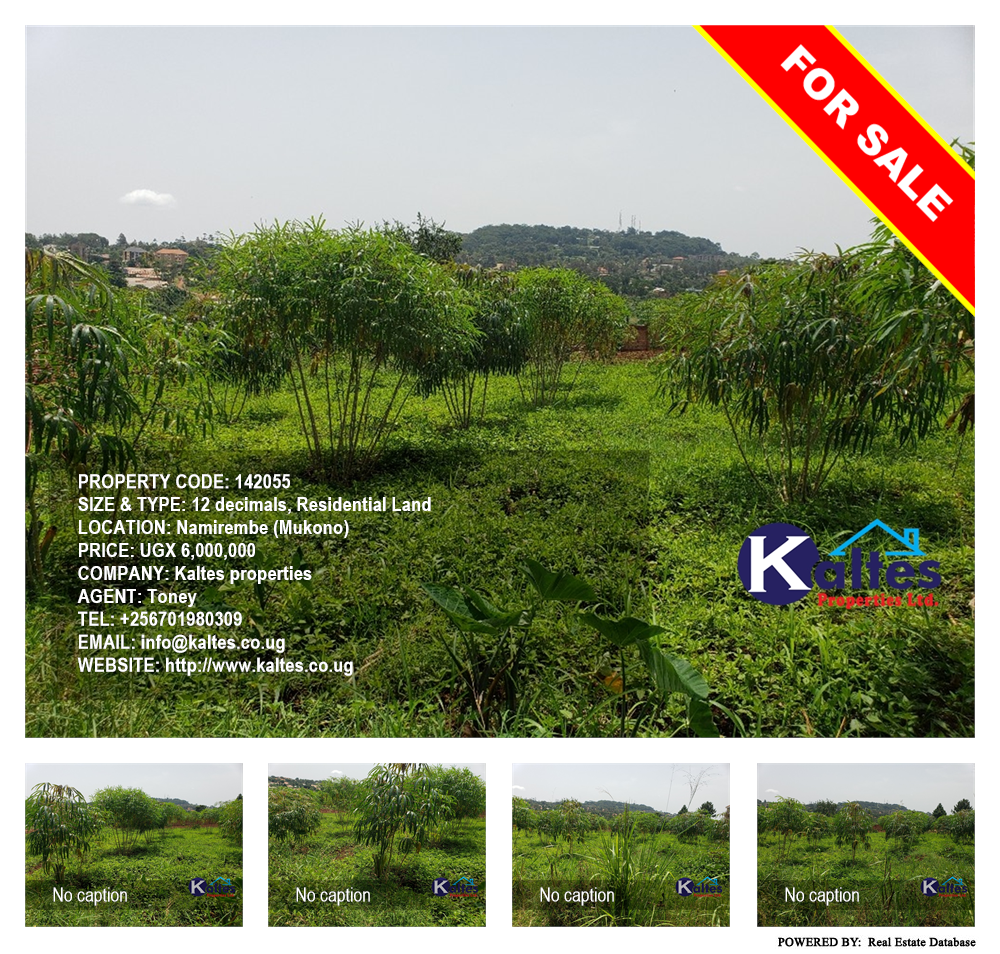 Residential Land  for sale in Namirembe Mukono Uganda, code: 142055