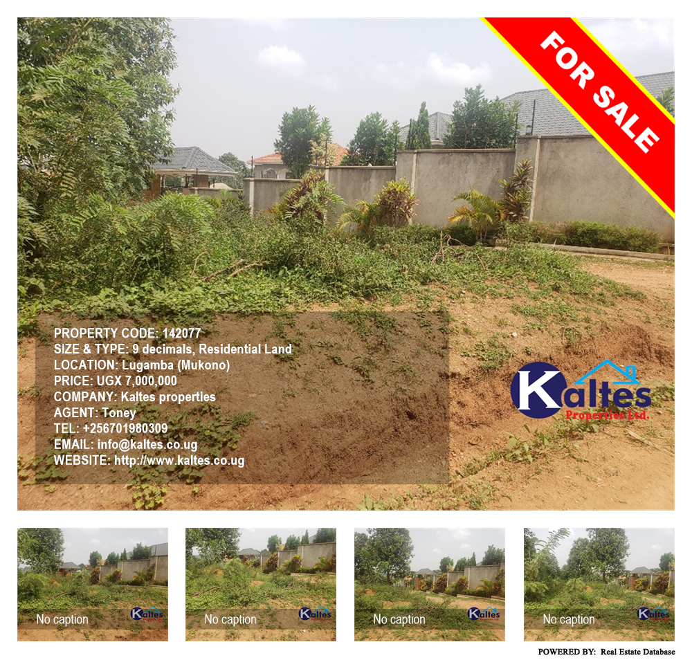 Residential Land  for sale in Lugamba Mukono Uganda, code: 142077