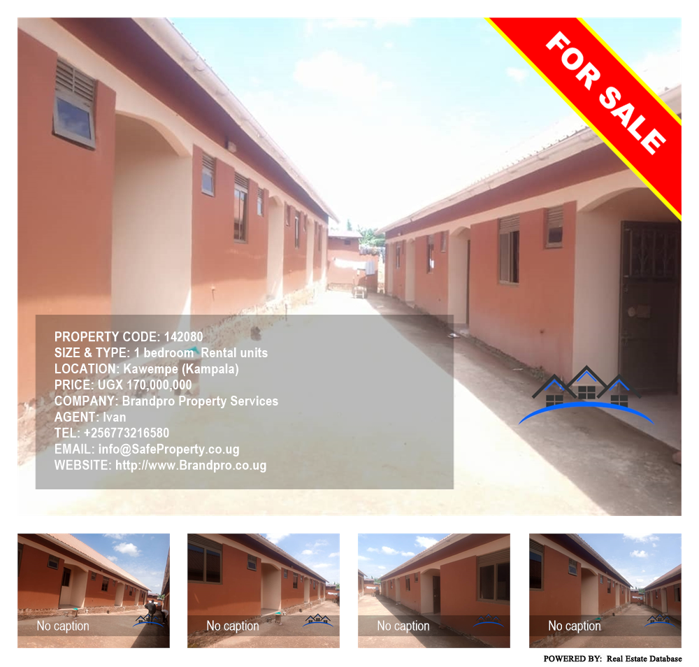 1 bedroom Rental units  for sale in Kawempe Kampala Uganda, code: 142080
