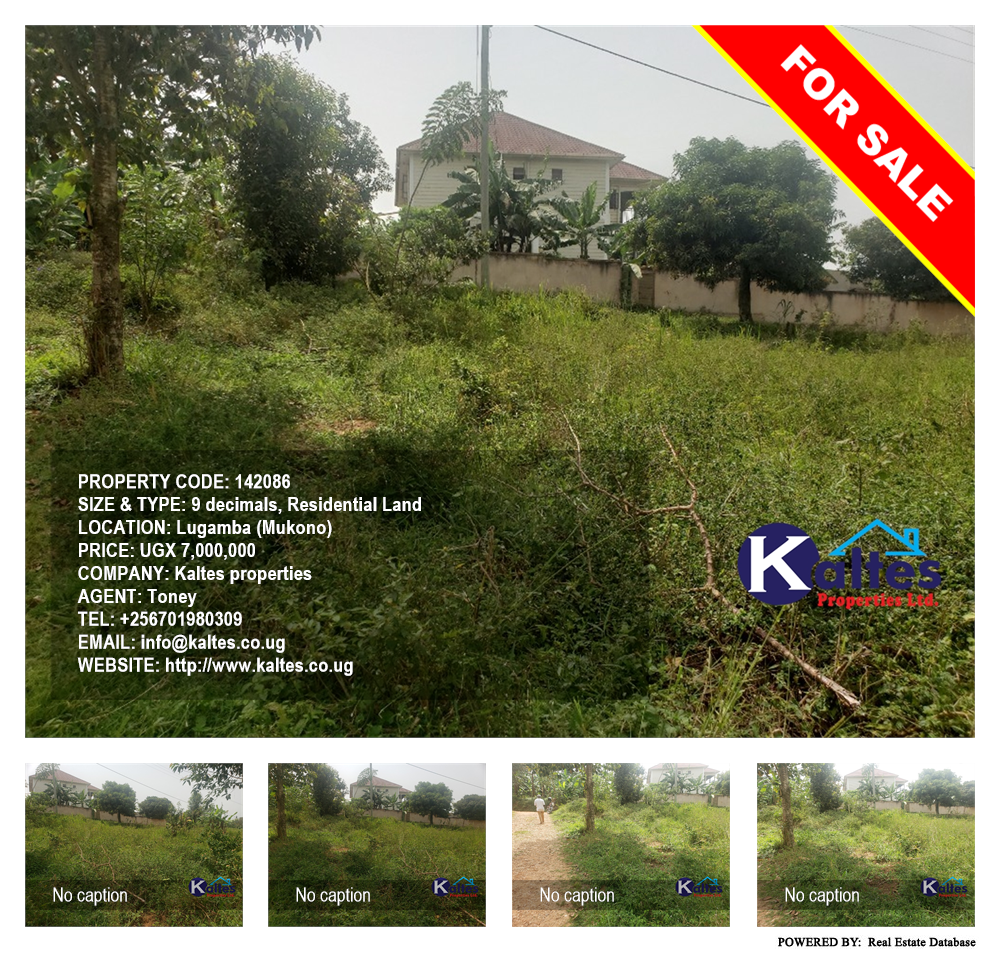 Residential Land  for sale in Lugamba Mukono Uganda, code: 142086
