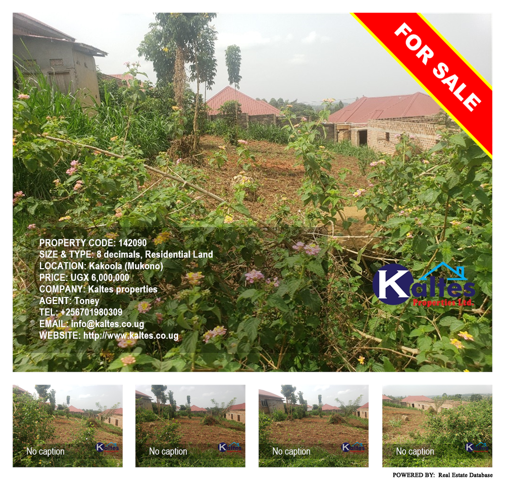 Residential Land  for sale in Kakoola Mukono Uganda, code: 142090