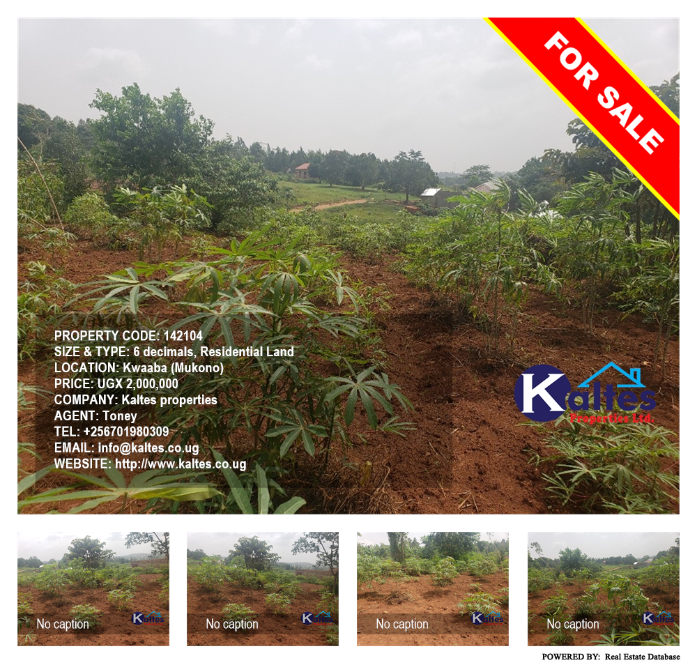Residential Land  for sale in Kwaaba Mukono Uganda, code: 142104