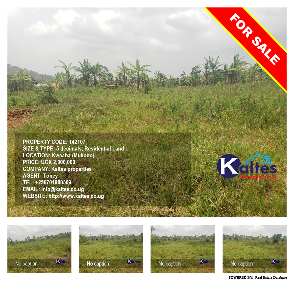 Residential Land  for sale in Kwaaba Mukono Uganda, code: 142107