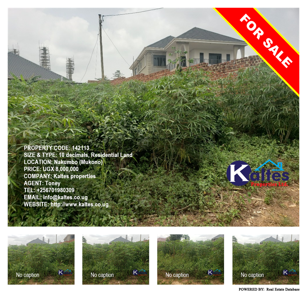 Residential Land  for sale in Nakumbo Mukono Uganda, code: 142113