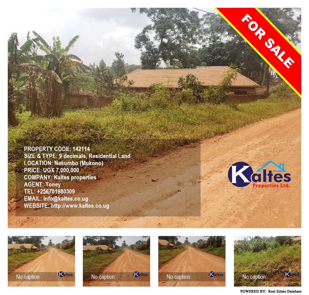 Residential Land  for sale in Nakumbo Mukono Uganda, code: 142114