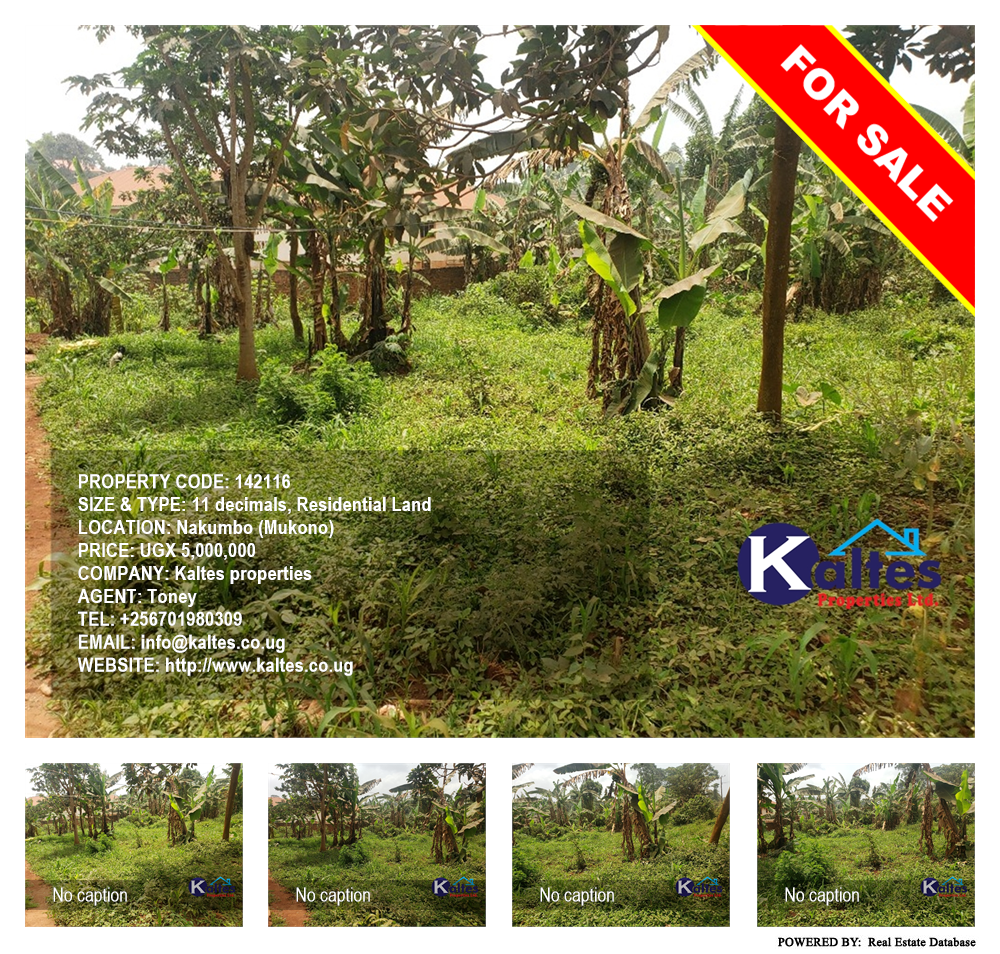 Residential Land  for sale in Nakumbo Mukono Uganda, code: 142116