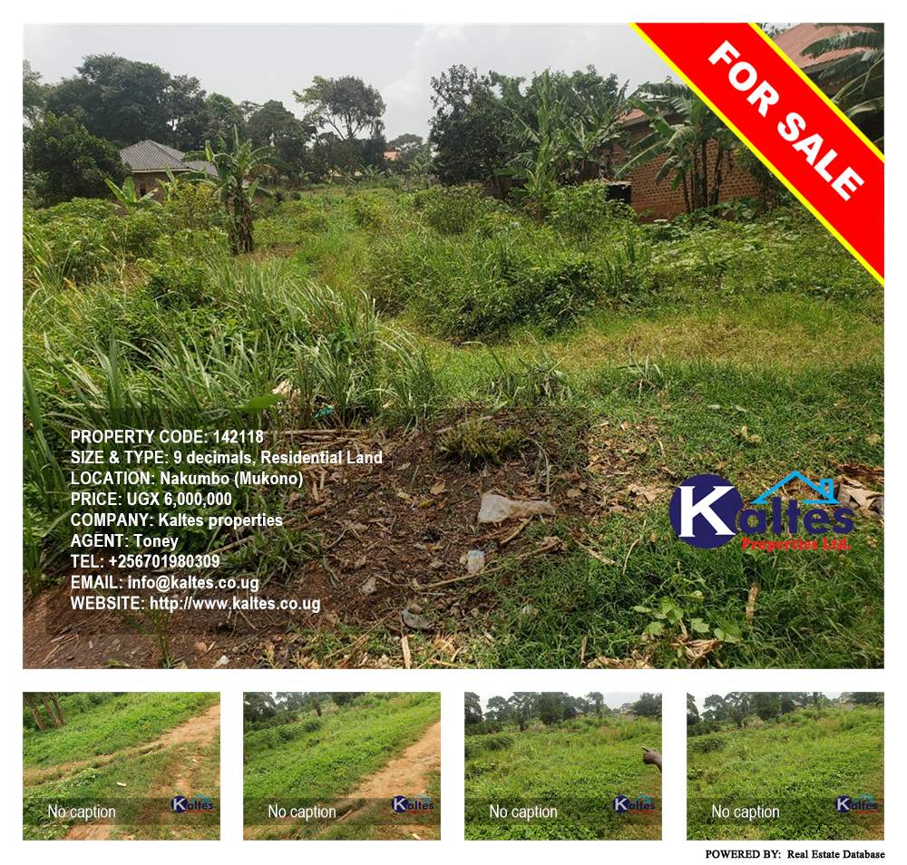 Residential Land  for sale in Nakumbo Mukono Uganda, code: 142118
