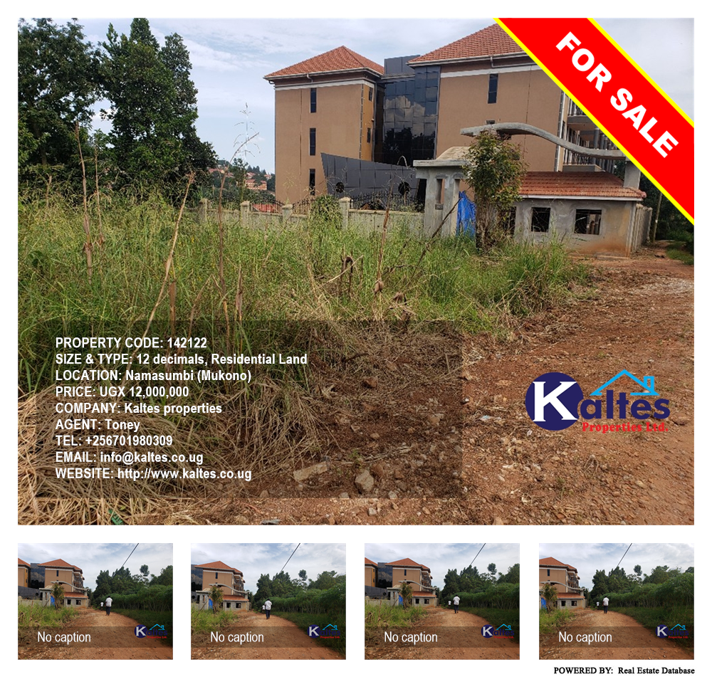 Residential Land  for sale in Namasumbi Mukono Uganda, code: 142122