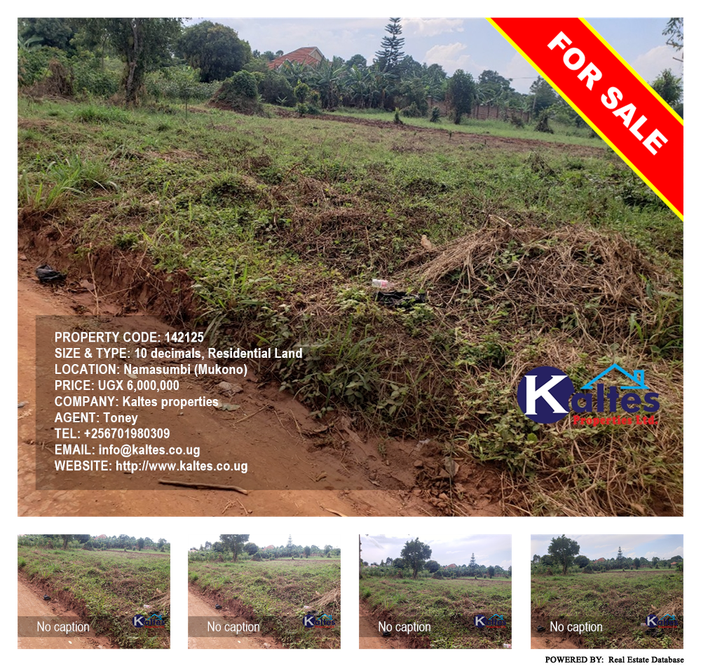 Residential Land  for sale in Namasumbi Mukono Uganda, code: 142125