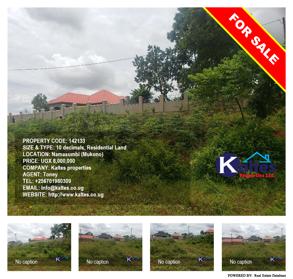 Residential Land  for sale in Namasumbi Mukono Uganda, code: 142133