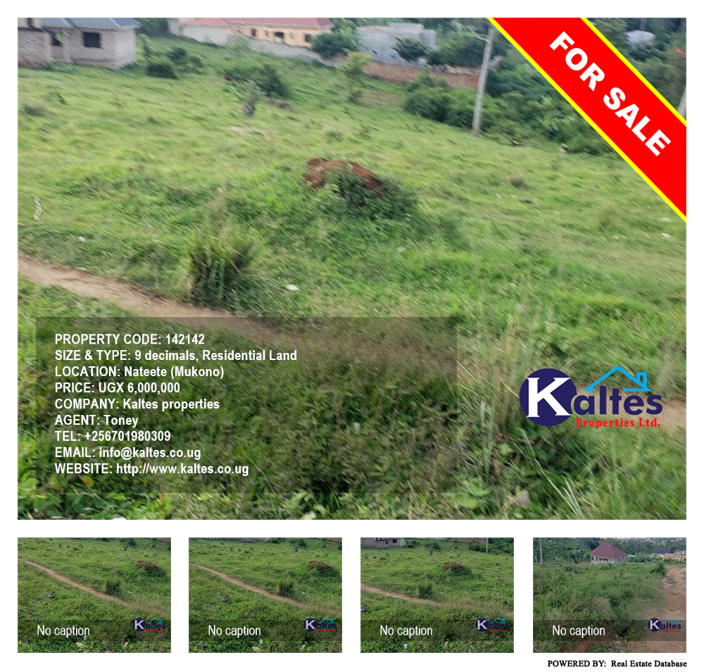 Residential Land  for sale in Nateete Mukono Uganda, code: 142142