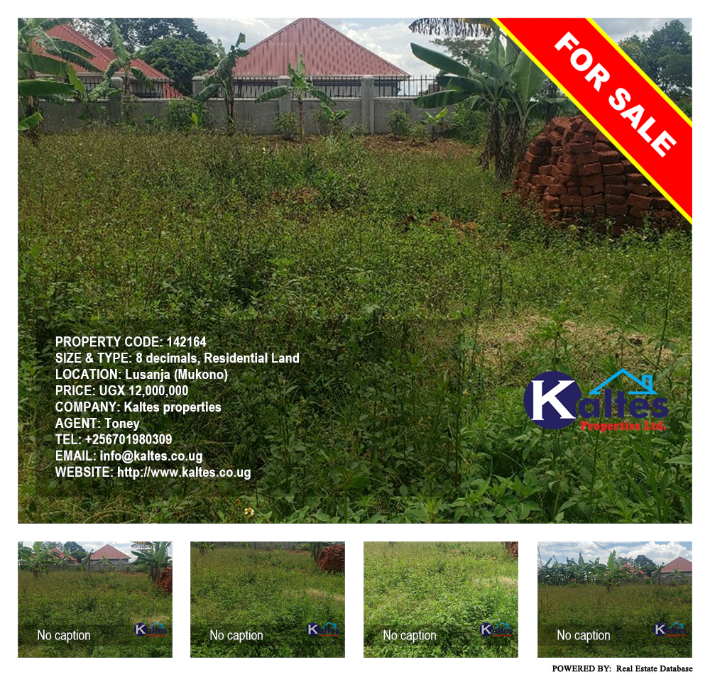 Residential Land  for sale in Lusanja Mukono Uganda, code: 142164