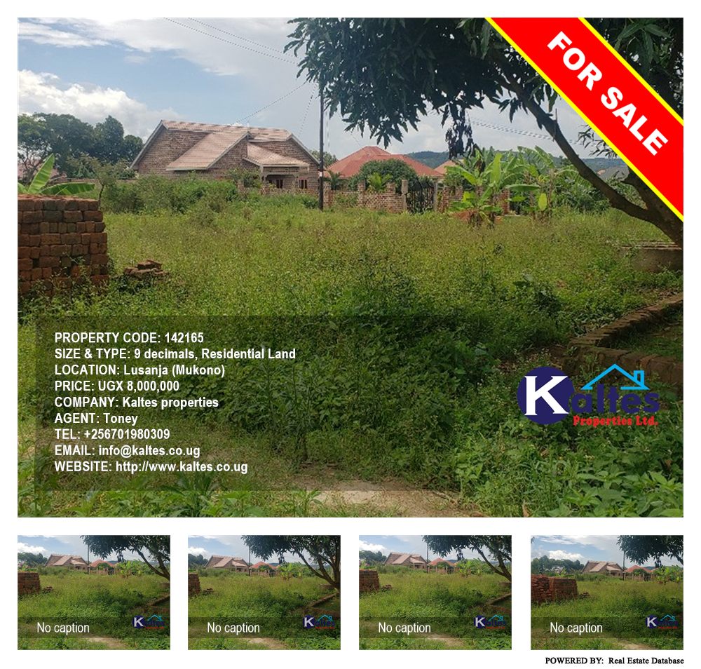 Residential Land  for sale in Lusanja Mukono Uganda, code: 142165