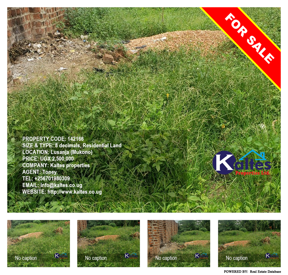 Residential Land  for sale in Lusanja Mukono Uganda, code: 142166