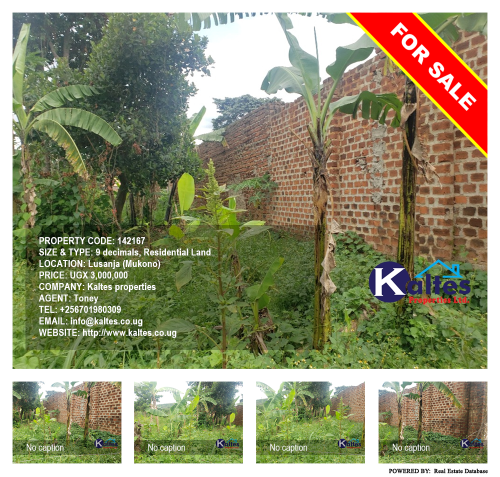 Residential Land  for sale in Lusanja Mukono Uganda, code: 142167