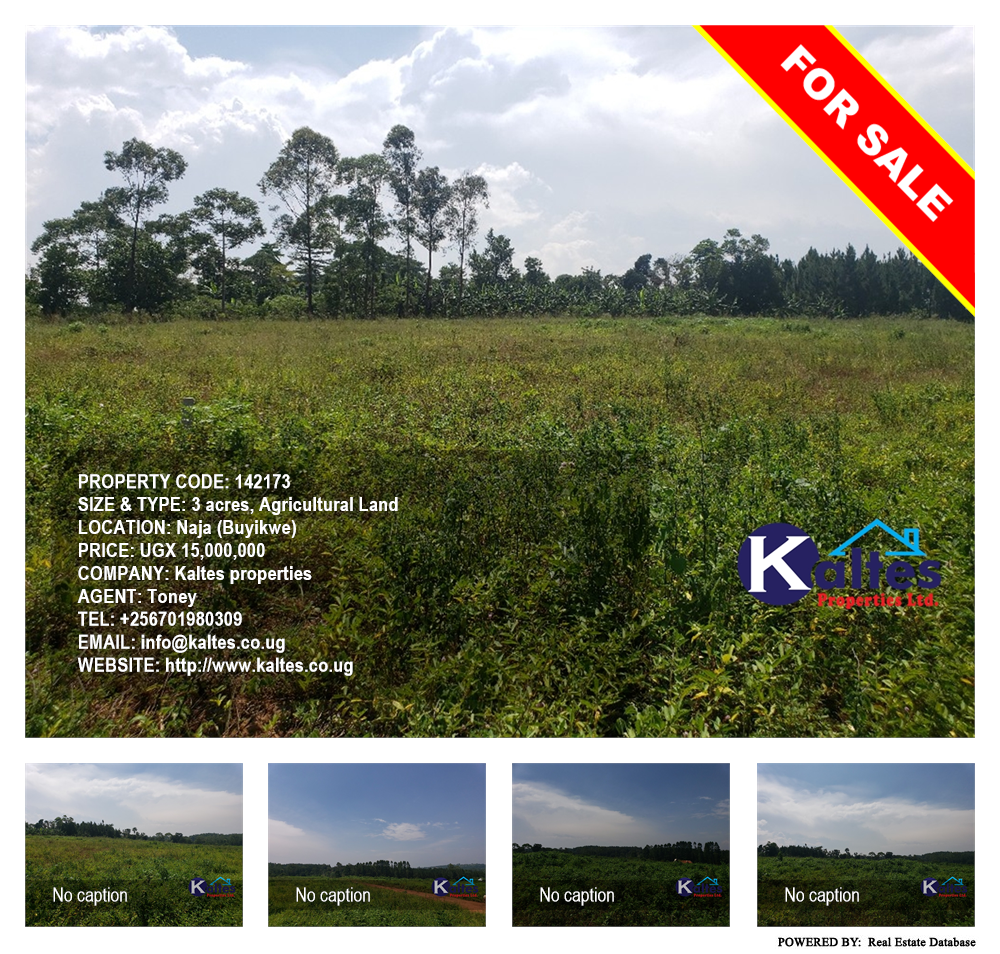 Agricultural Land  for sale in Naja Buyikwe Uganda, code: 142173
