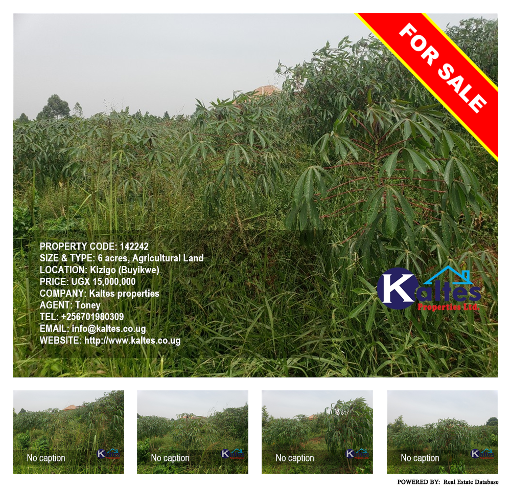 Agricultural Land  for sale in Kizigo Buyikwe Uganda, code: 142242