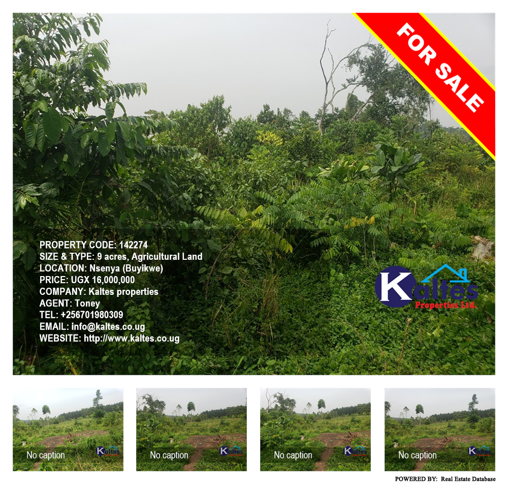 Agricultural Land  for sale in Nsenya Buyikwe Uganda, code: 142274