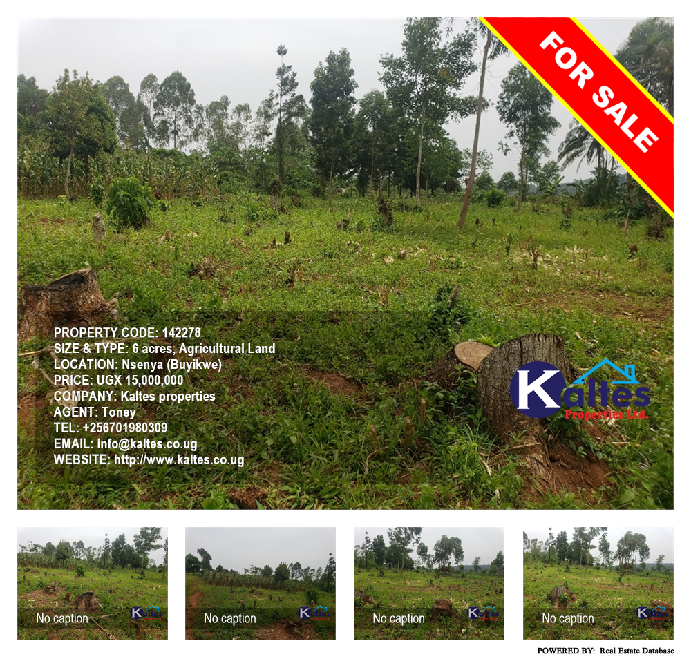 Agricultural Land  for sale in Nsenya Buyikwe Uganda, code: 142278