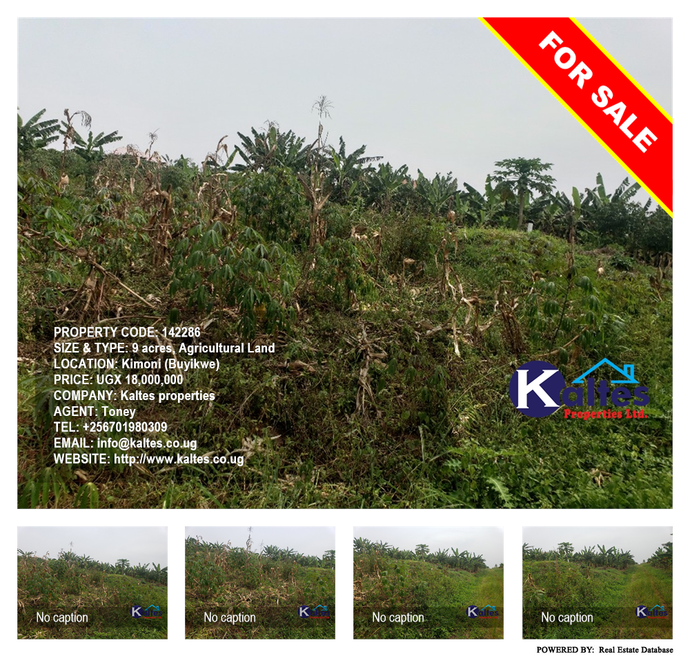 Agricultural Land  for sale in Kimoni Buyikwe Uganda, code: 142286