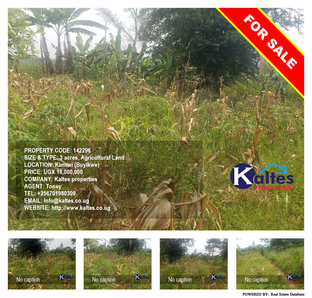 Agricultural Land  for sale in Kimoni Buyikwe Uganda, code: 142296