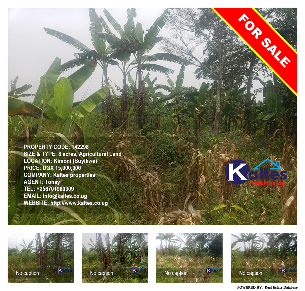 Agricultural Land  for sale in Kimoni Buyikwe Uganda, code: 142298