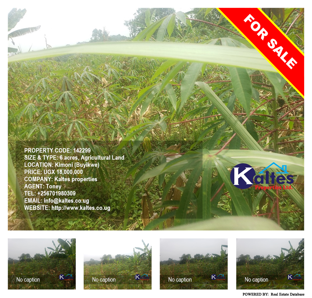 Agricultural Land  for sale in Kimoni Buyikwe Uganda, code: 142299