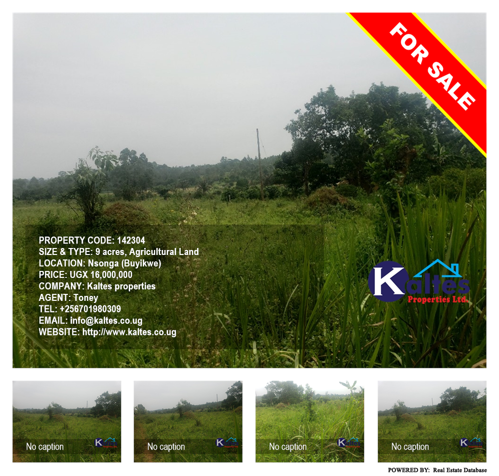 Agricultural Land  for sale in Nsonga Buyikwe Uganda, code: 142304