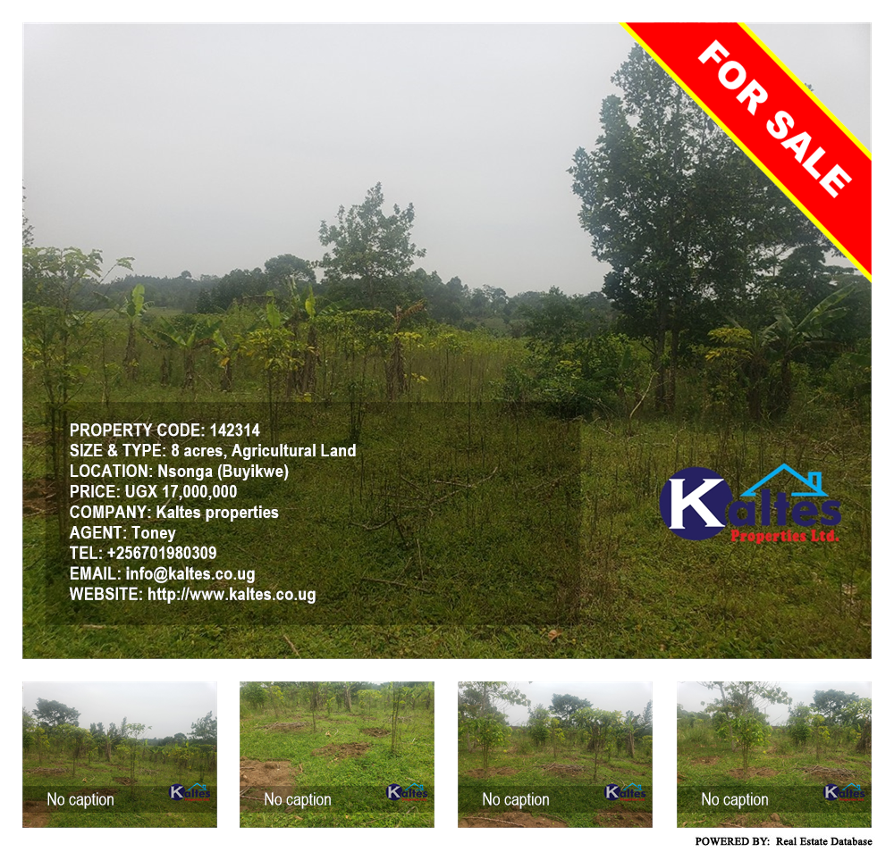 Agricultural Land  for sale in Nsonga Buyikwe Uganda, code: 142314