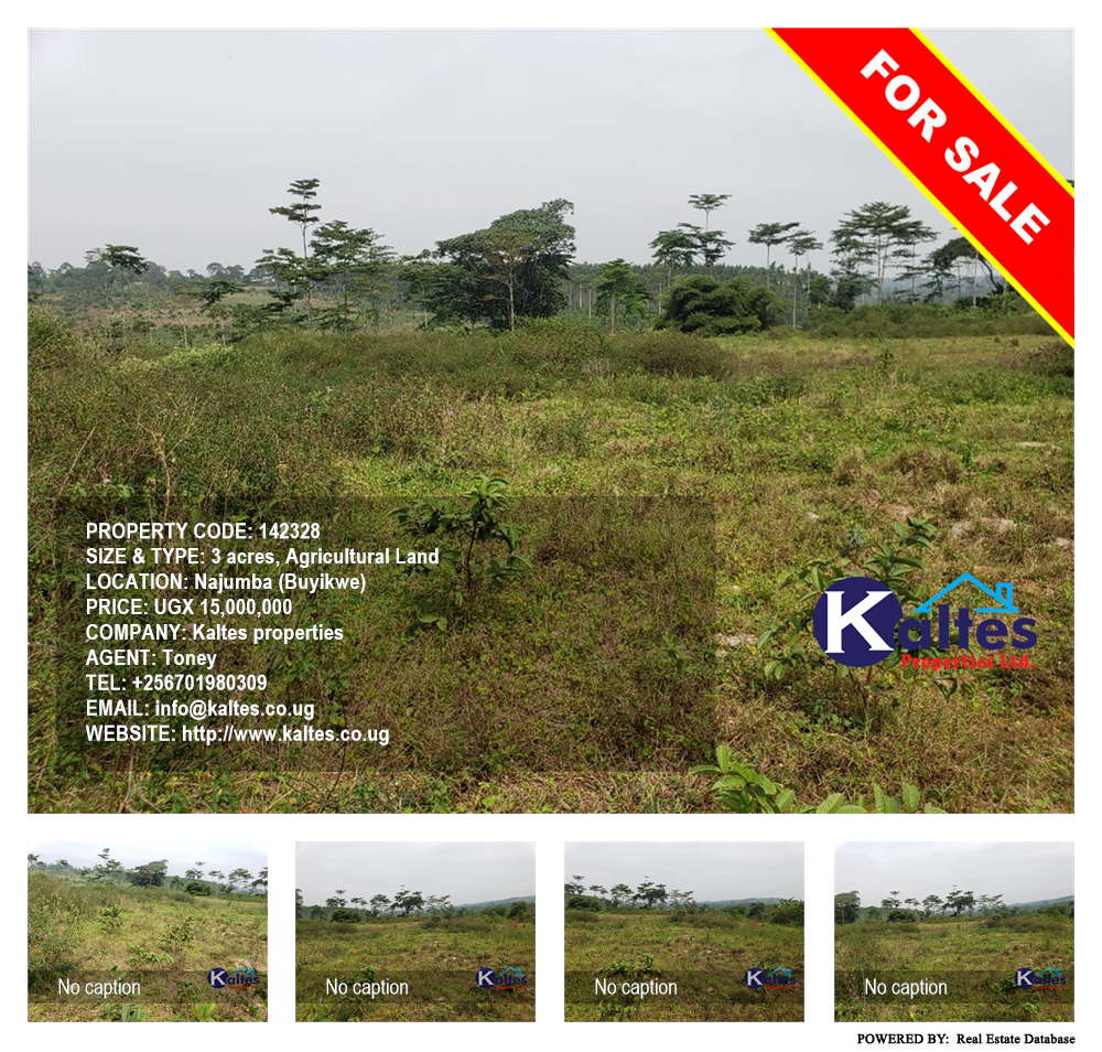 Agricultural Land  for sale in Najumba Buyikwe Uganda, code: 142328