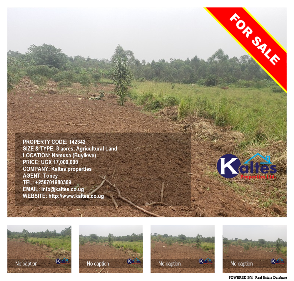 Agricultural Land  for sale in Namusa Buyikwe Uganda, code: 142342
