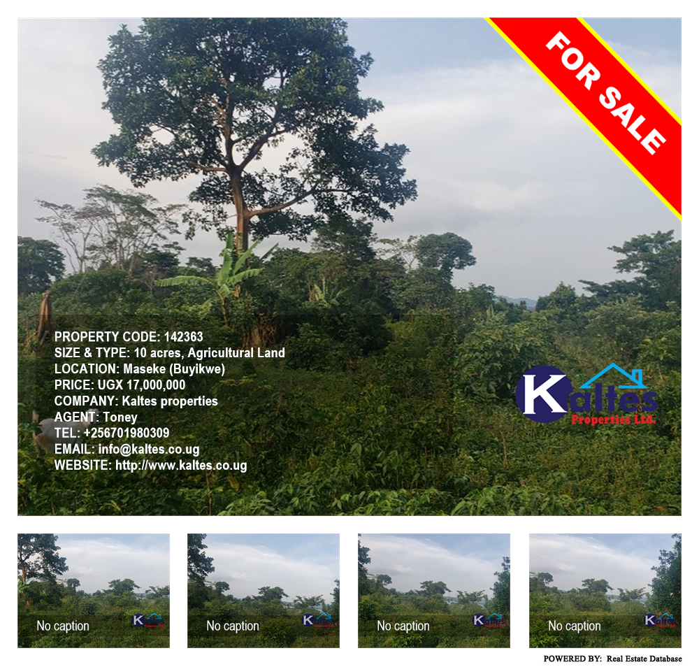 Agricultural Land  for sale in Maseke Buyikwe Uganda, code: 142363