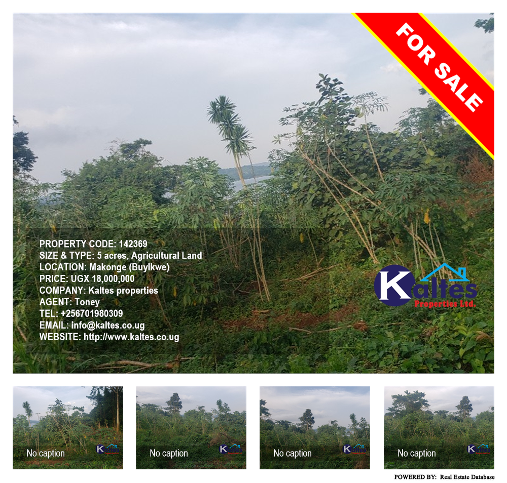 Agricultural Land  for sale in Makonge Buyikwe Uganda, code: 142369