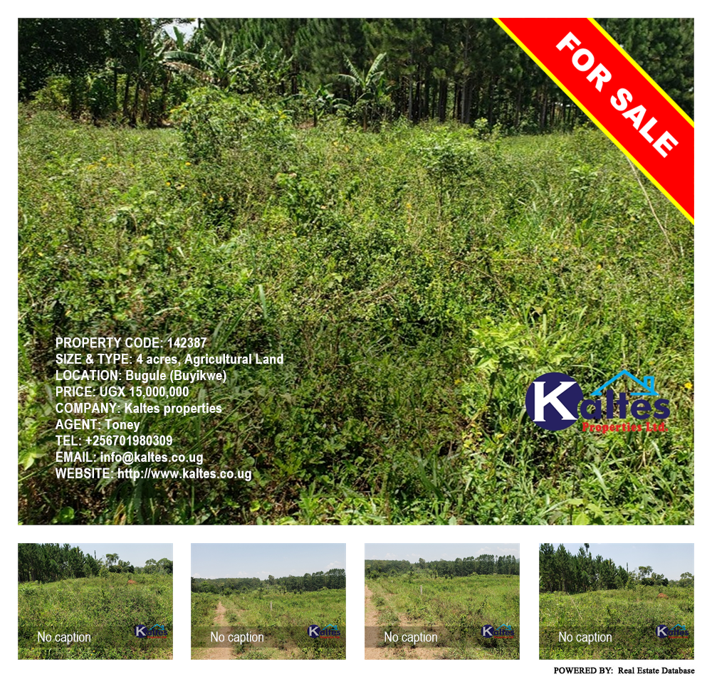 Agricultural Land  for sale in Bugule Buyikwe Uganda, code: 142387