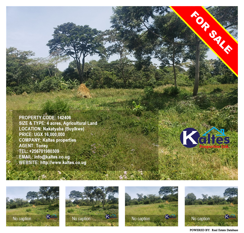 Agricultural Land  for sale in Nakatyaba Buyikwe Uganda, code: 142406